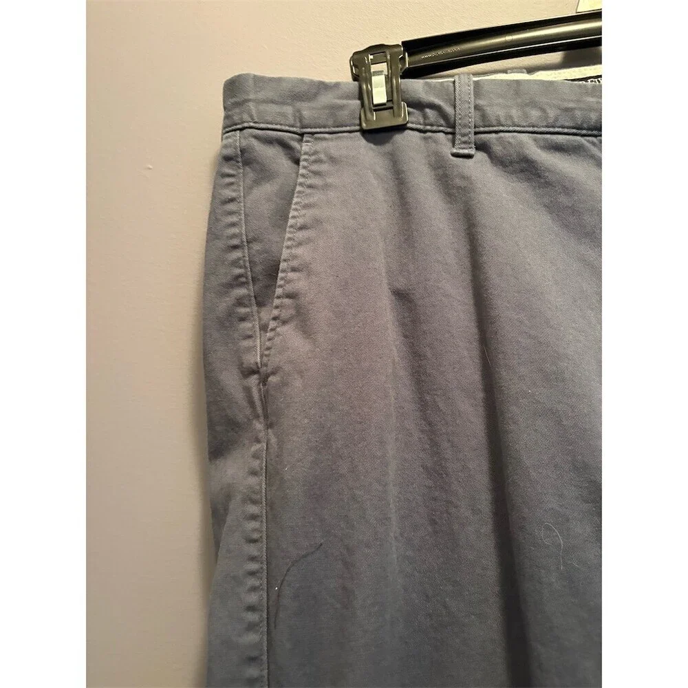 J.Crew Chino Pants Men's W36 L30 Blue Straight Leg Stretch Casual Workwear - Picture 2 of 8